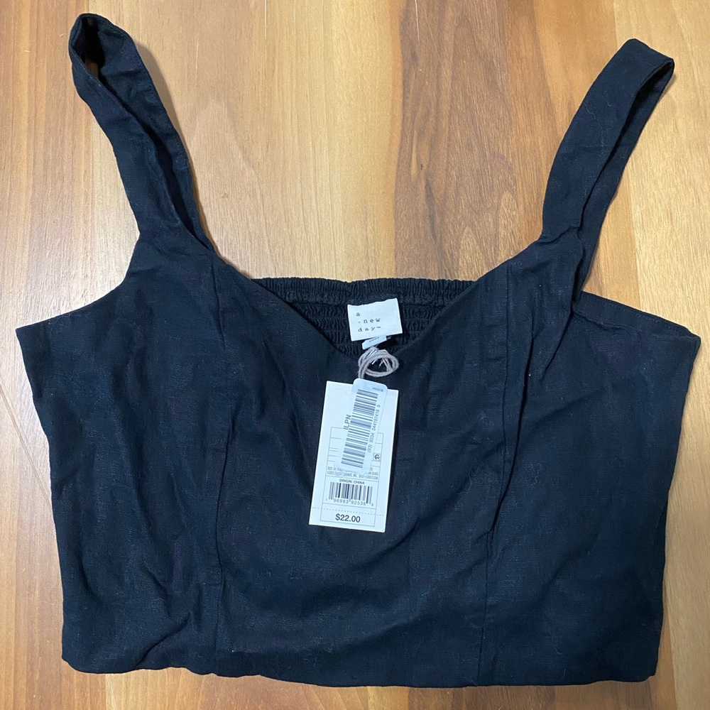Black A. New Day Crop top from target
